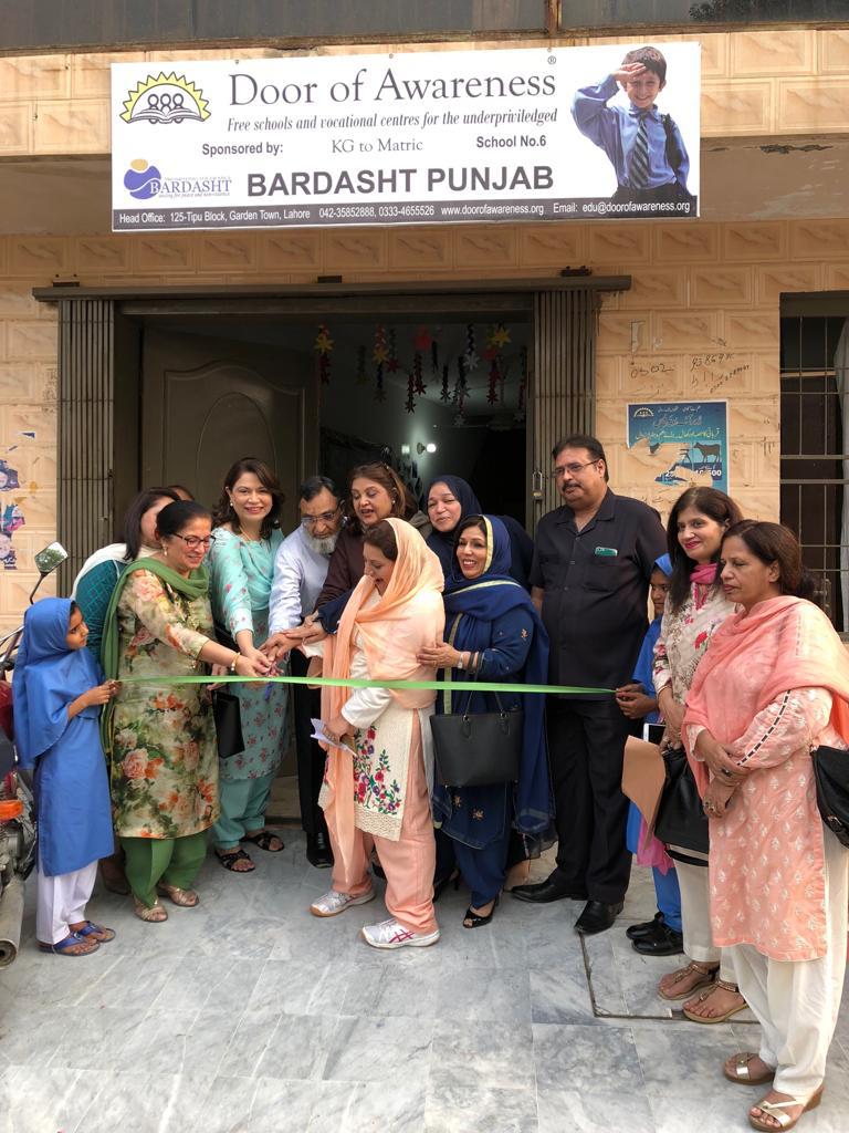 Opening of a primary school.